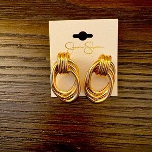 NEW Jessica Simpson Gold Earrings